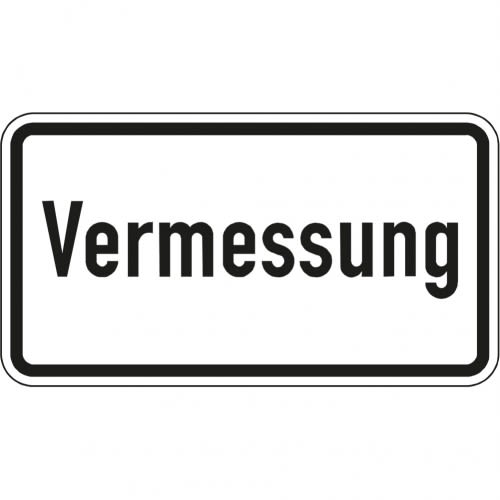 Vermessung - Verkehrsschild VZ 2121