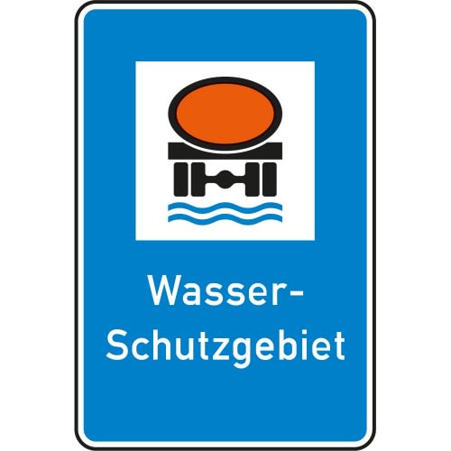 Wasserschutzgebiet - Verkehrsschild VZ 354