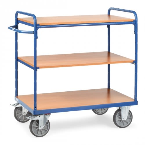 FETRA Etagenwagen 8100 mit 3 Böden - Tragkraft 500 / 600 kg