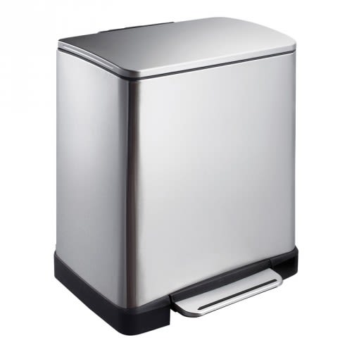 Tritt-Mülleimer E-CUBE, EKO - Inhalt 20 Liter