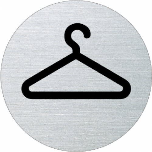 Piktogramm - Garderobe Motiv 1 (rund)