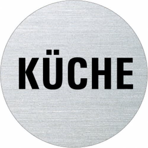 Textschild - Küche (rund)