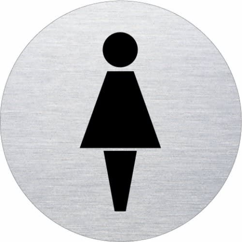 Piktogramm - Damen (rund, Motiv 3)