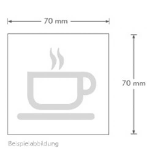 Piktogramm Rollstuhlfahrer Quadratisch Edelstahlschilder