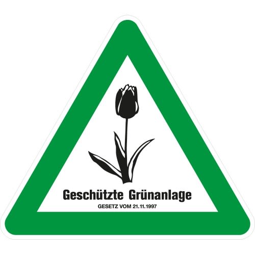 Tulpenschild - Geschützte Grünanlage
