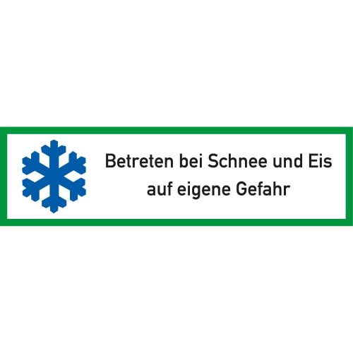 Zusatzschild für Tulpenschild