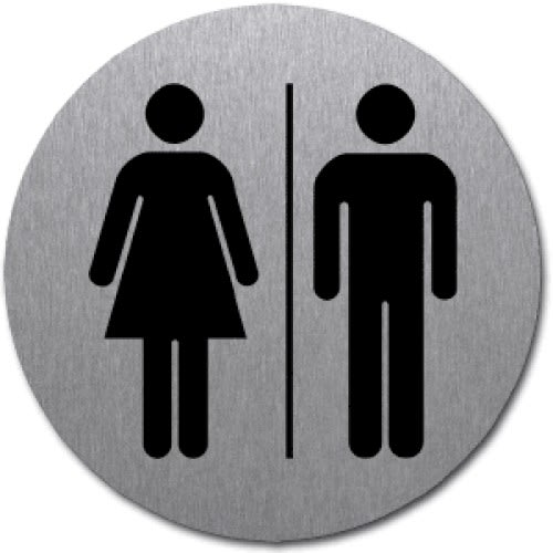 Piktogramm - Damen / Herren (rund)