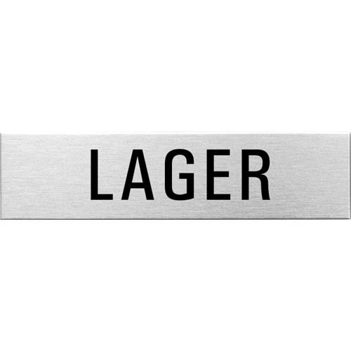 Textschild - Lager (eckig)