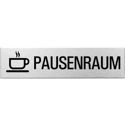 Textschild+Symbol - Pausenraum