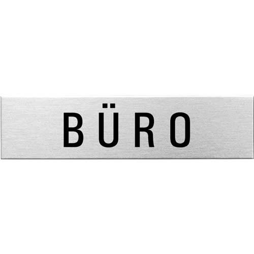 Textschild - Büro (eckig)