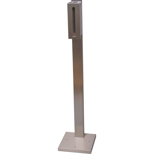 Hygienesäule, inkl. Gehäuse für Desinfektionsmittel-Pumpspender