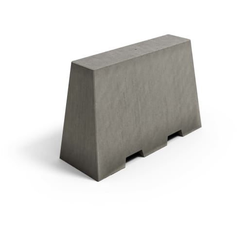 Betonschutzwand | Trapezstein | grau | 1000 mm | mit Gabelstapleraussparung