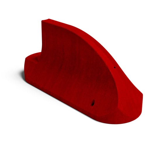 Betonleitwand | Betonleitelement Anfangsstein rot