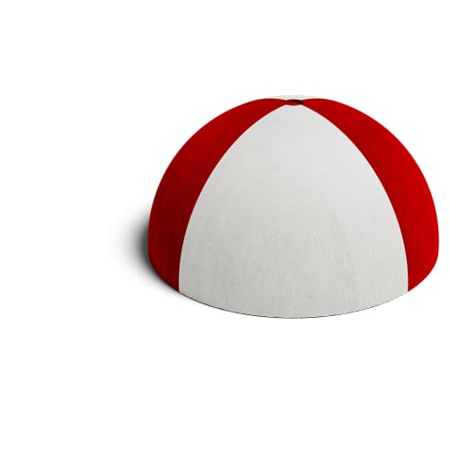 Betonpoller | rot/weiß
