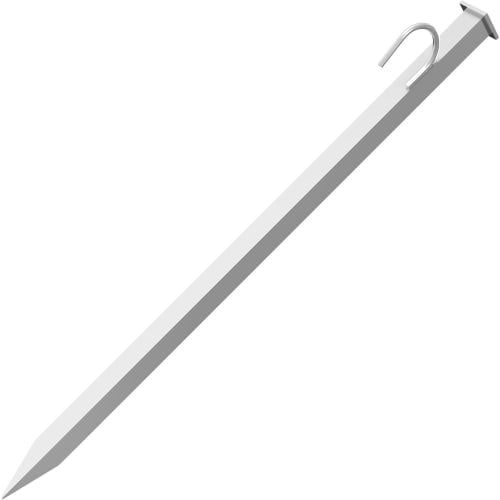 Erdnagel in 80 cm / Hochwertiges Schnureisen & Schnurnagel mit Haken