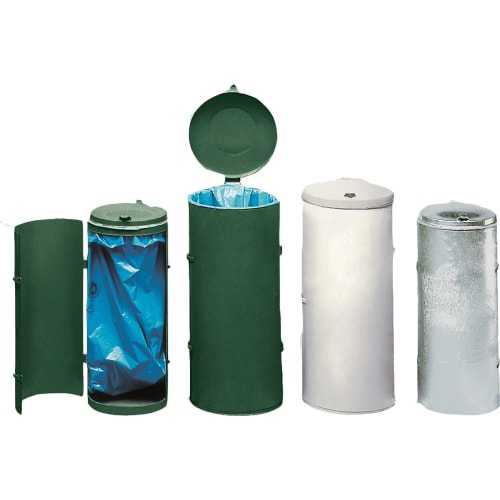 Müllsackhalter mit Einflügeltür