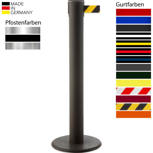 Gurtabsperrpfosten TITAN (GLA 85) mit extra langem Gurt, WACHTWERK X