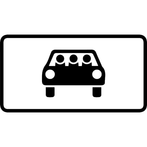 Krafträder, auch mit Beiwagen, Kleinkrafträder und Mopeds und Kraftwagen und sonstige mehrspurige Fahrzeuge - Verkehrszeichen VZ 1010-72