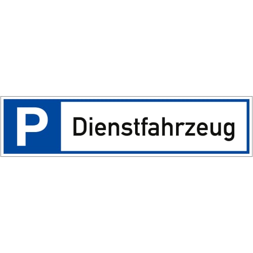 Parkplatzreservierer - Dienstfahrzeug