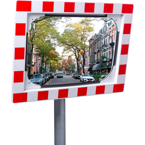 Verkehrsspiegel, Acryl - Überprüfung von 2 Richtungen