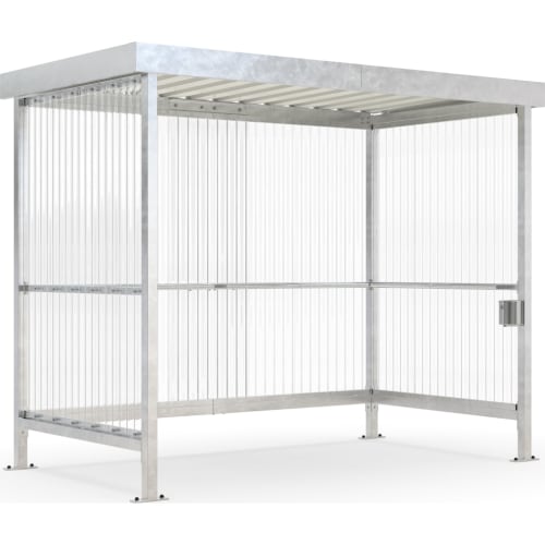 Raucherunterstand Basic Jena Maxi mit Ascher