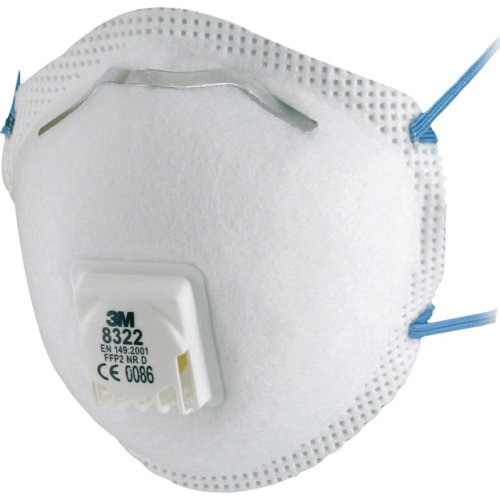 10er Pack 3M Atemschutzmaske | Modell 8322