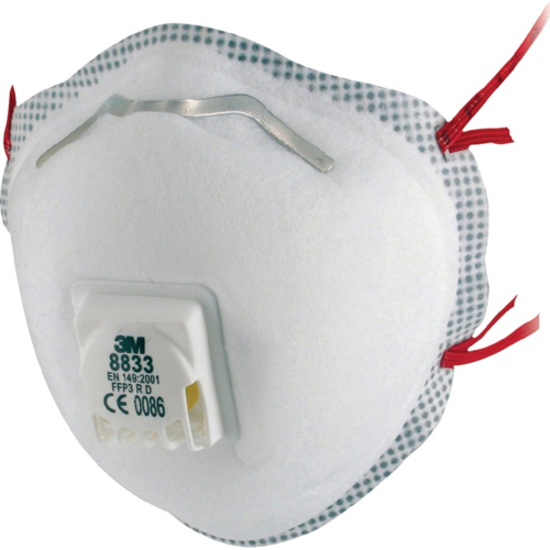 10er Pack 3M Atemschutzmaske | Modell 8833