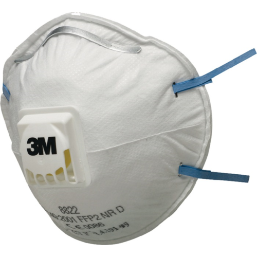 10er Pack 3M Atemschutzmaske | Modell 8822