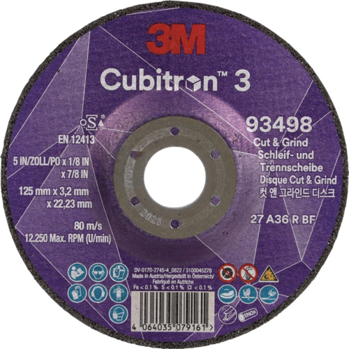 10 Stück 3M Schruppscheibe Cubitron 3 Cut and Grind
