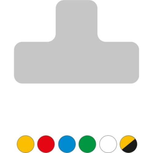 25er Paket T-Form | Stellplatzmarkierung | WT-5110 / WT-5810