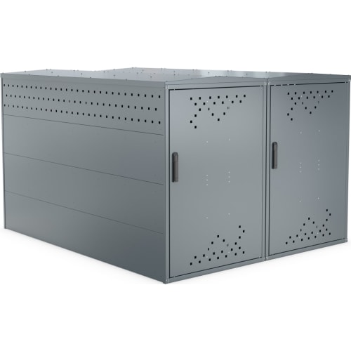 Fahrradgarage BikeBox 1 G als Komplett-Set