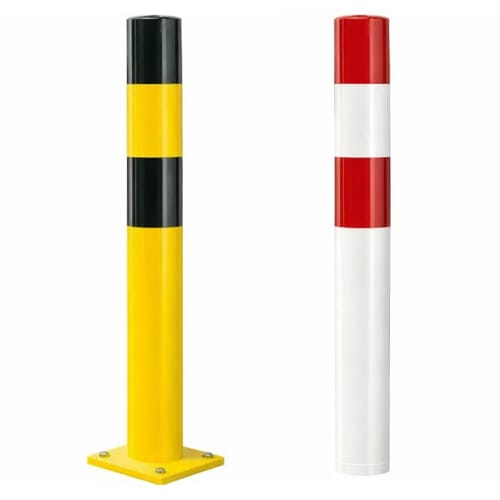 Rammschutzpoller WACHTWERK X aus Stahl - Stärke L Ø 159 mm