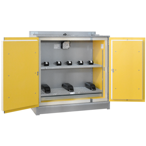 Akku-Lagerschrank halbhoch EI 90 | Lithium-Ionen Sicherheitsschrank Basic/Charge