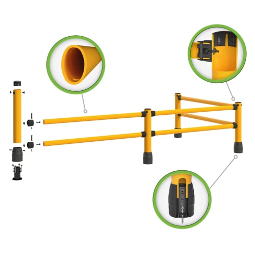 Ersatzteile für flexibles Rammschutzgeländer Flex+