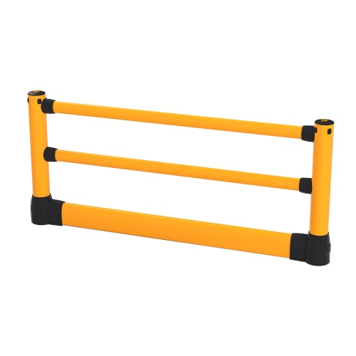 Flexibles Rammschutzgeländer Flex+ S-Line mit Unterfahrschutz