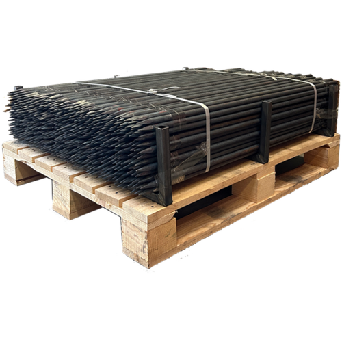 500er XXL-Erdnägel-Set / Schnureisen auf Holzpalette / Schnurnagel in 80 cm, 100 cm & 120 cm