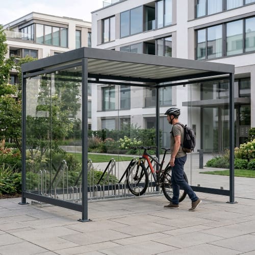 Fahrradüberdachung Köln Bike Professional K3 b/b