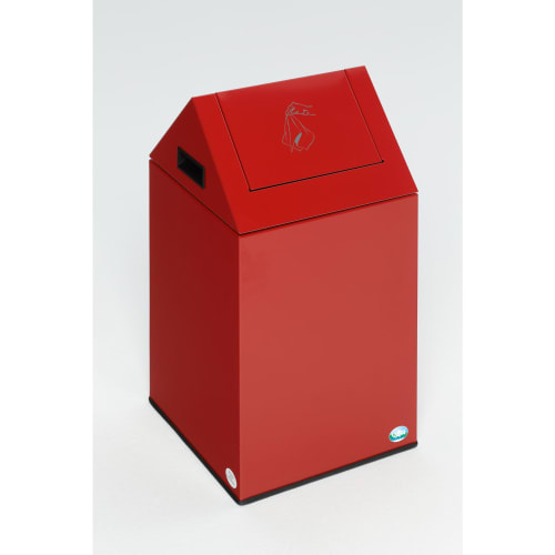 Putzwollkasten PWK 40 S | selbstlöschend | Pendelklappe