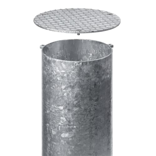 Baumständer aus Stahl mit Deckel