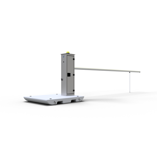Schake VECTOR | V-Barrier-5m | V-Barrier elektrische Schranke mit Pendelstütze