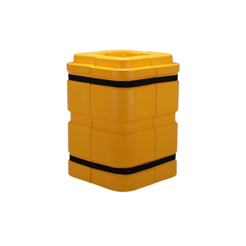 Säulenschutz viereckig aus Polyethylen