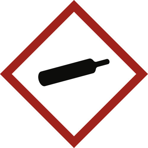 GHS-Symbol Gas unter Druck (GHS 04)