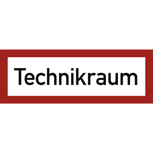 Brandschutzschild Technikraum