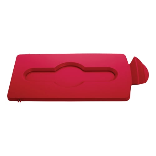 Geschlossener Deckel für Recycling-Station Slim Jim Starter Set, Rubbermaid