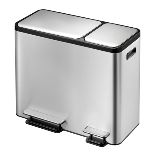 Tret-Mülleimer EcoCasa Recycler, EKO - Inhalt 30 + 15 Liter