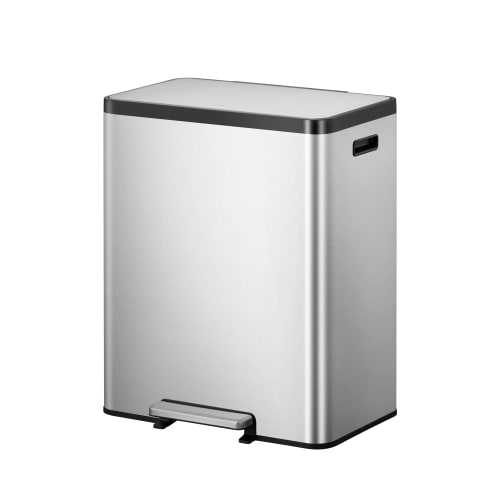 Tret-Mülleimer EcoCasa 2 Recycling, EKO - Inhalt 36 + 24 Liter
