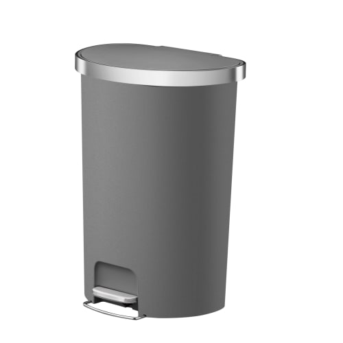 Tret-Mülleimer Hana (halbrund), EKO - Inhalt 55 Liter