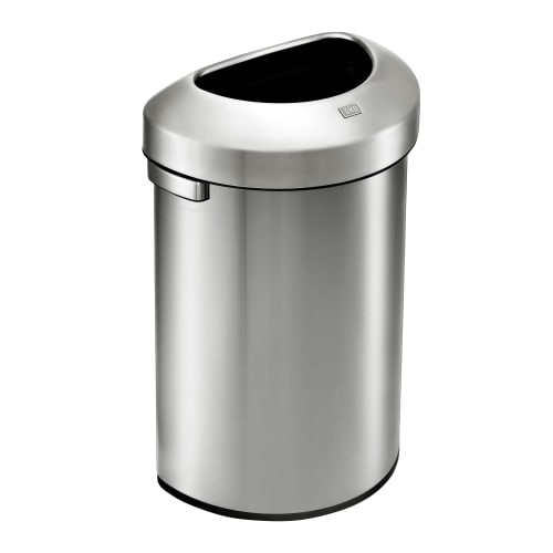 Abfalleimer Urban (halbrund), EKO - Inhalt 80 Liter