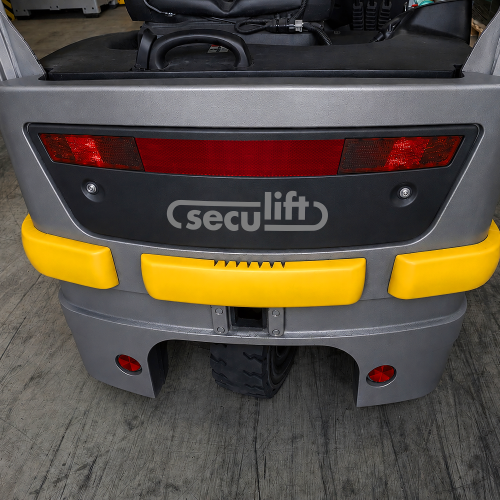 Anfahrschutz für Gabelstapler / Rammschutz SecuLift Flex-Protect zur Nachrüstung