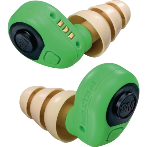 1 Paar 3M Gehörschutzstöpsel PELTOR EEP-100 EU – SNR 32 dB, Box: ABS, grün